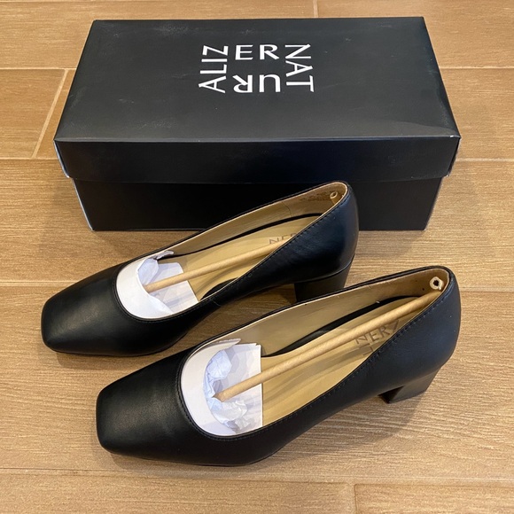 NWB Naturalizer Karina Pump in Black, Black Pumps, New Black heels square toe - Picture 7 of 13